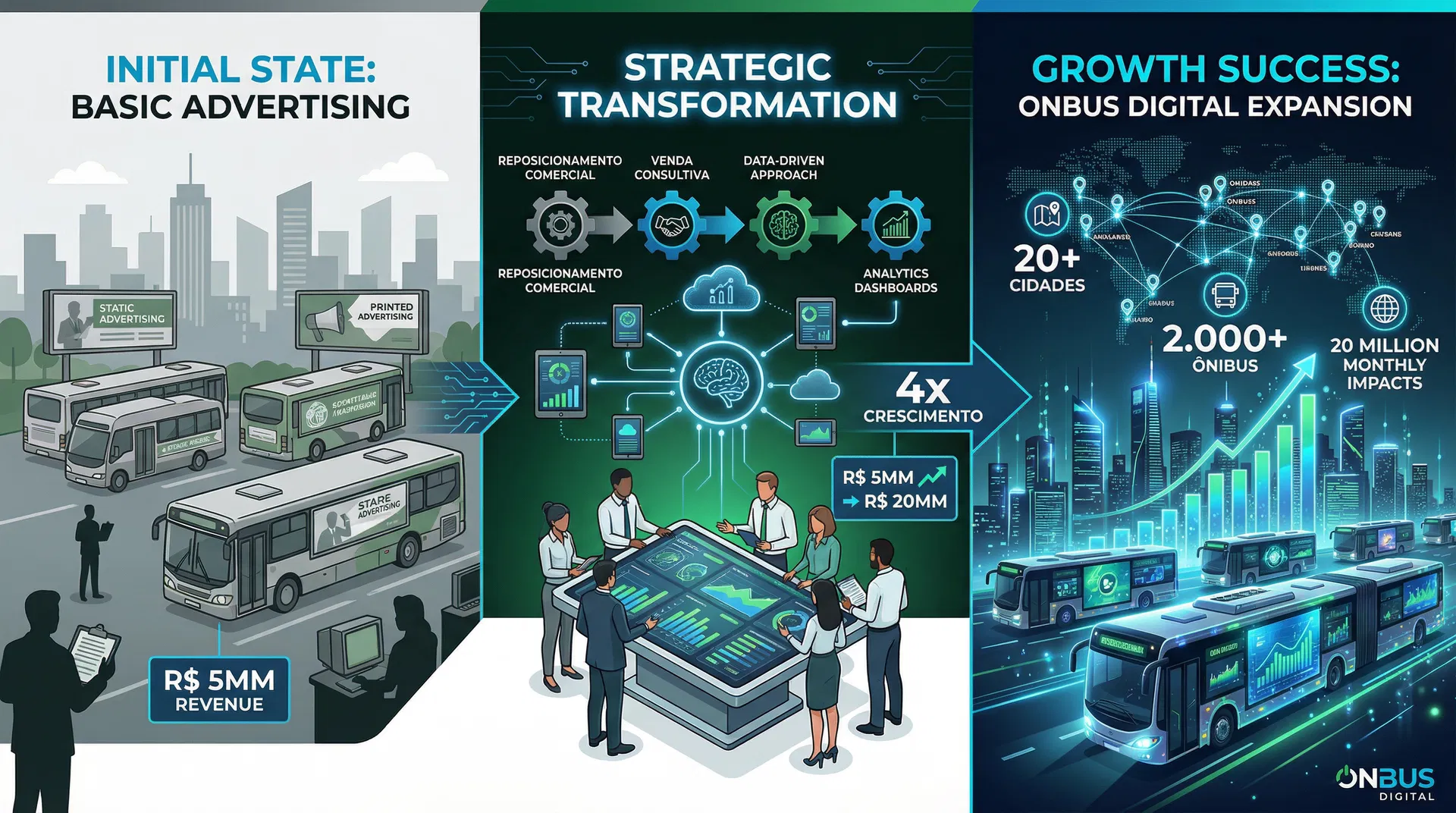 ONBUS Digital - Crescimento 4x