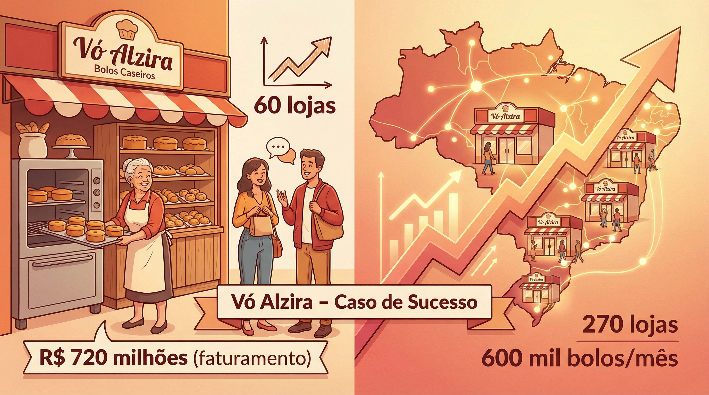 Fábrica de Bolos Vó Alzira - Origem