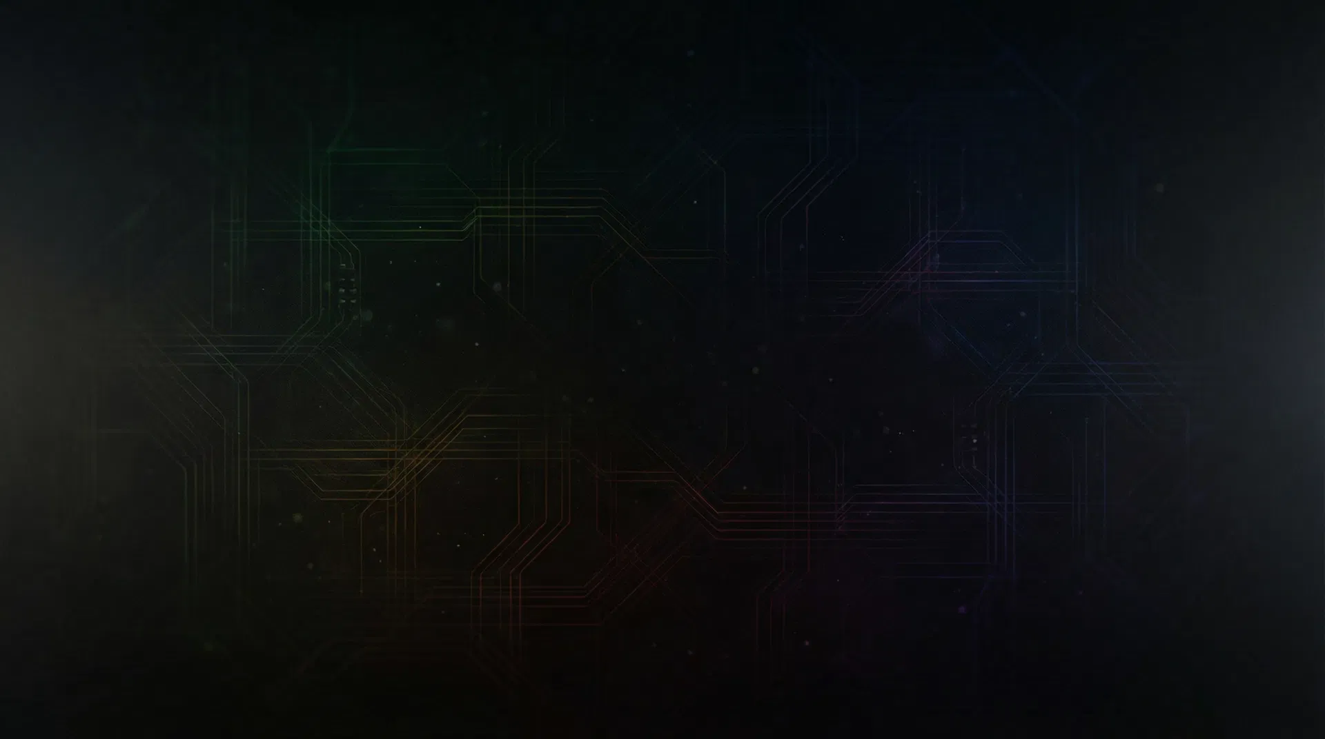 Circuit board schematic background for Apple 50th anniversary celebration by Cybel'Art