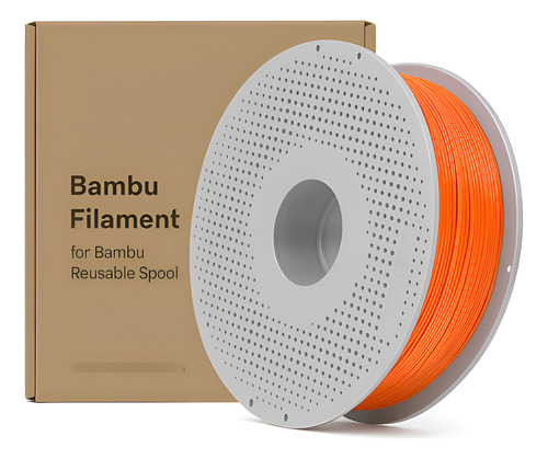 Filamento Bambulab PLA Lite - Laranja