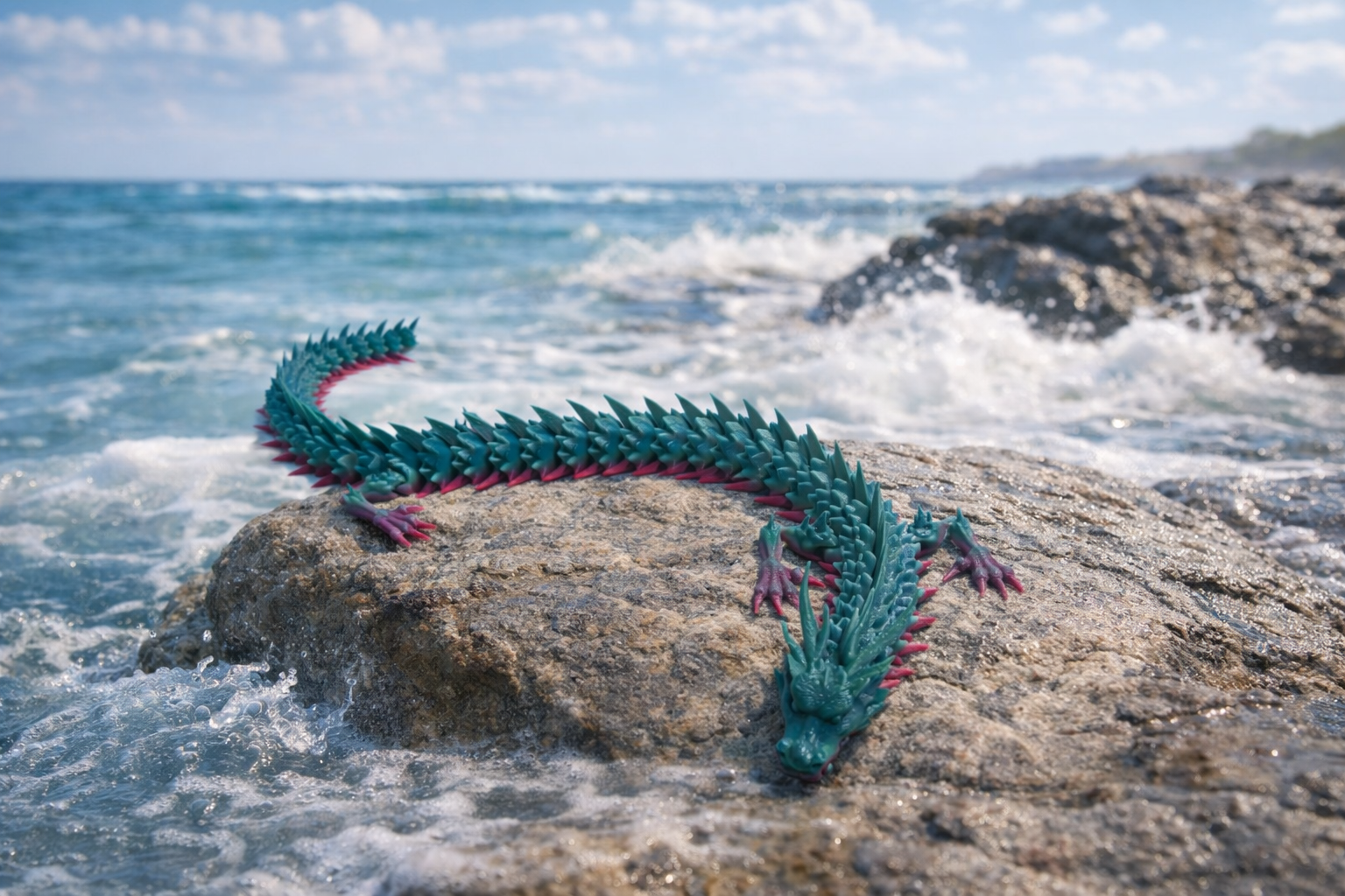 Flexi Dragon – Articulated 3D Printed Toy