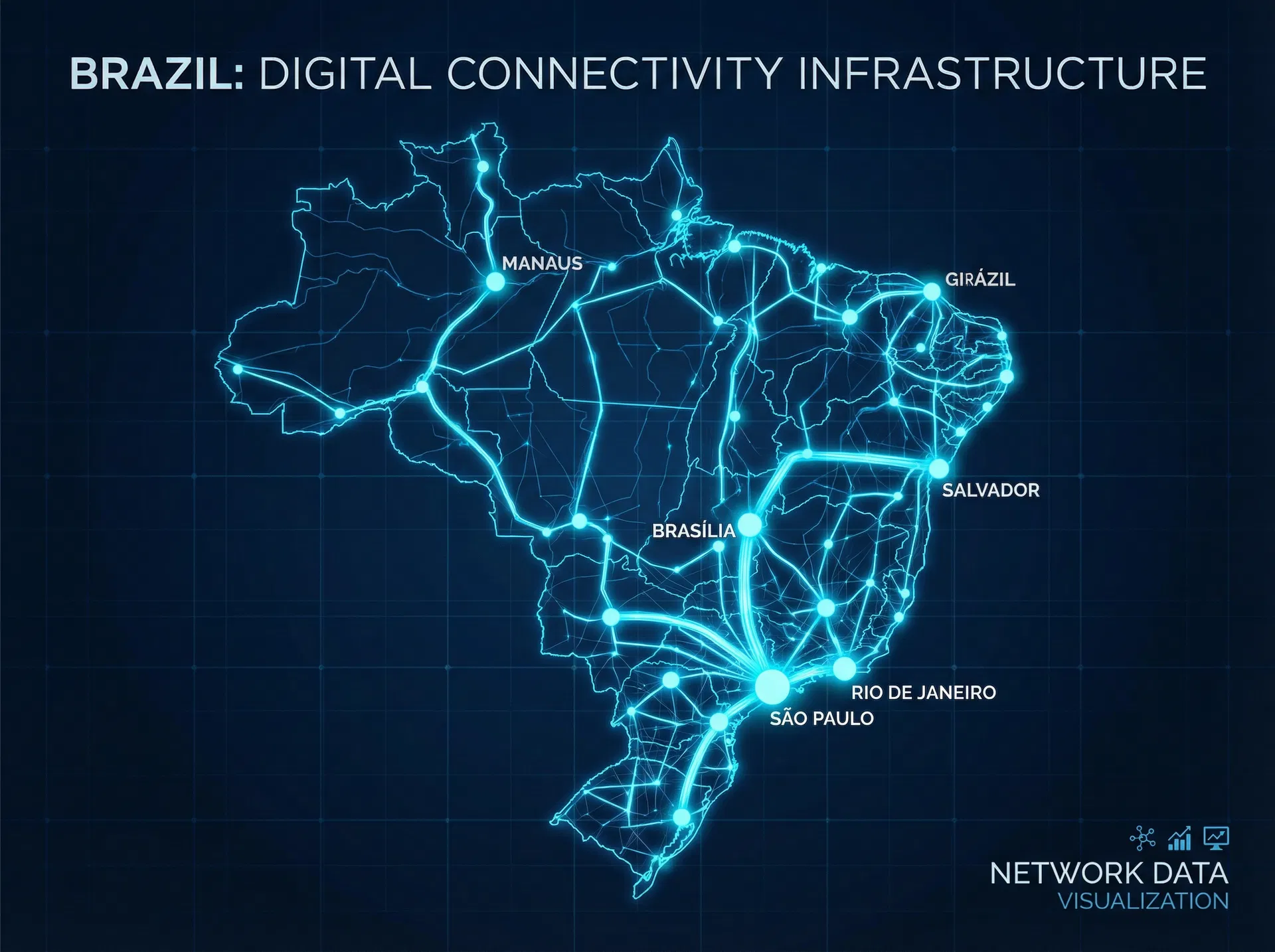 Mapa do Brasil — Atuação Nacional da Antecipei