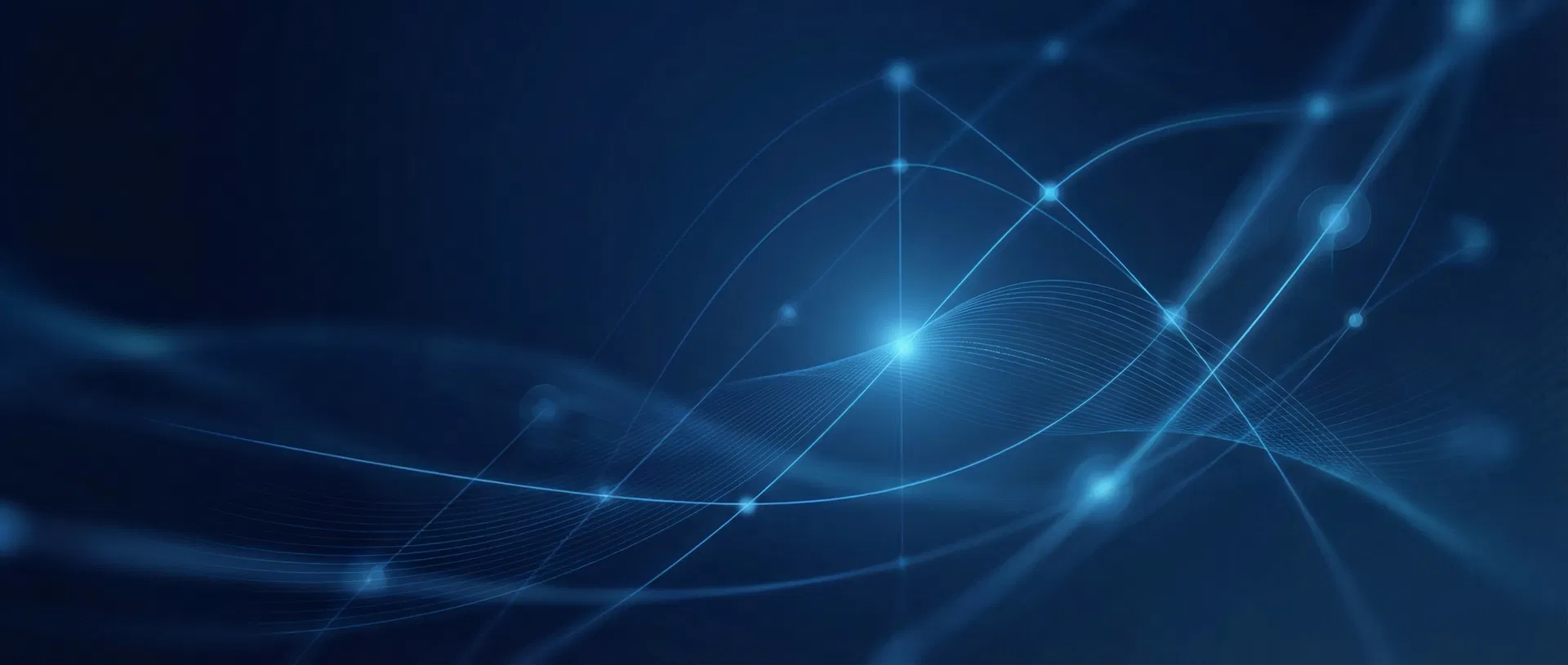 Fundo do Hero - Metodologia Growth On Demand com padrões geométricos e gradiente azul