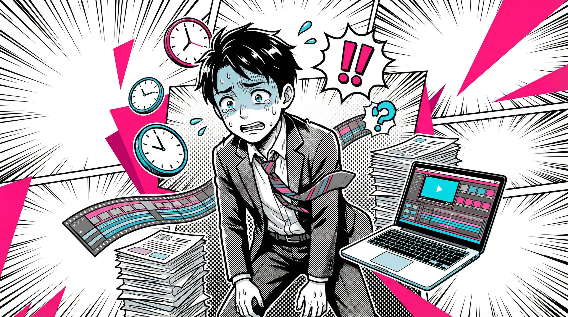 動画制作に悩むプロフェッショナル