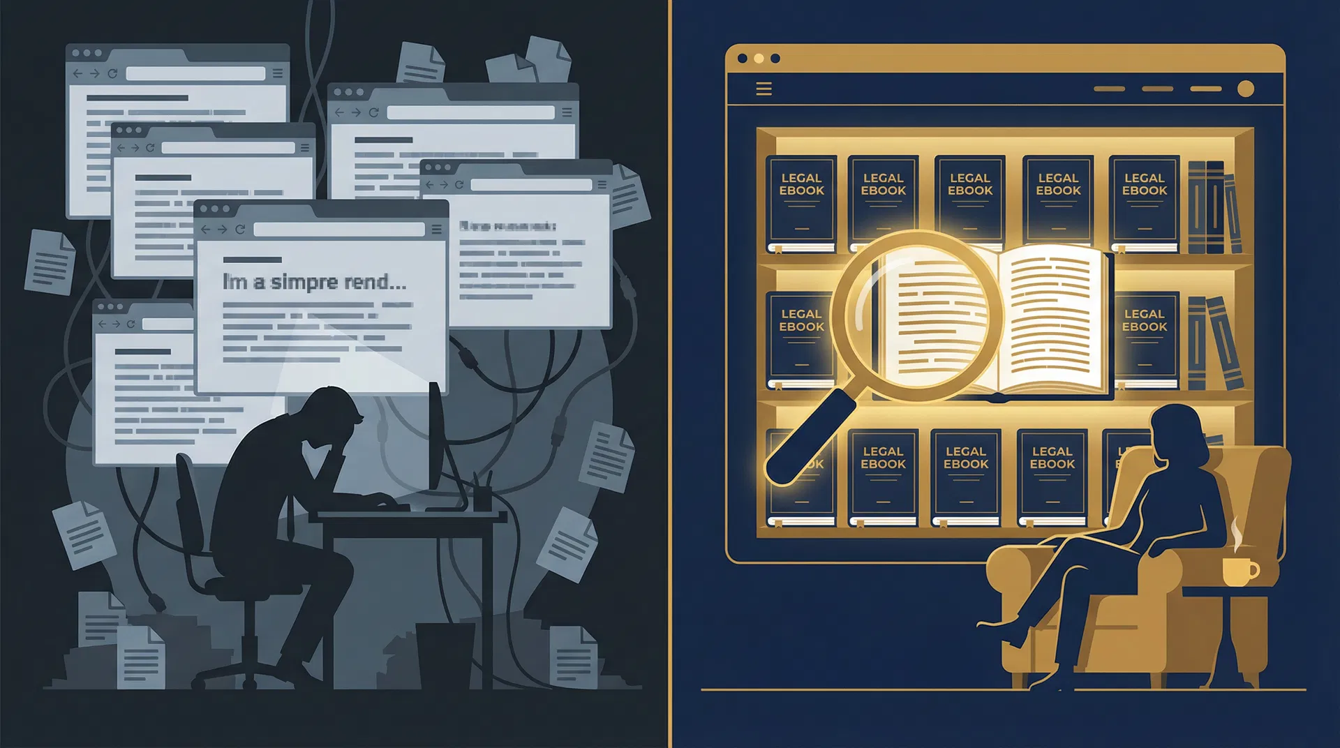 Comparação entre IA genérica e Lettore IA