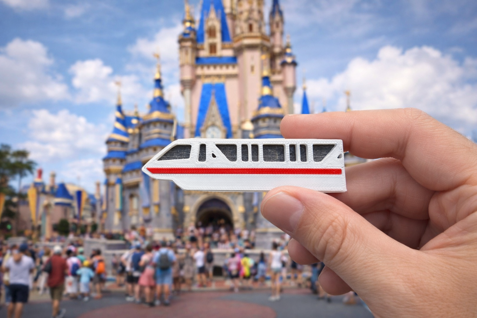 Monorail Fridge Magnetic