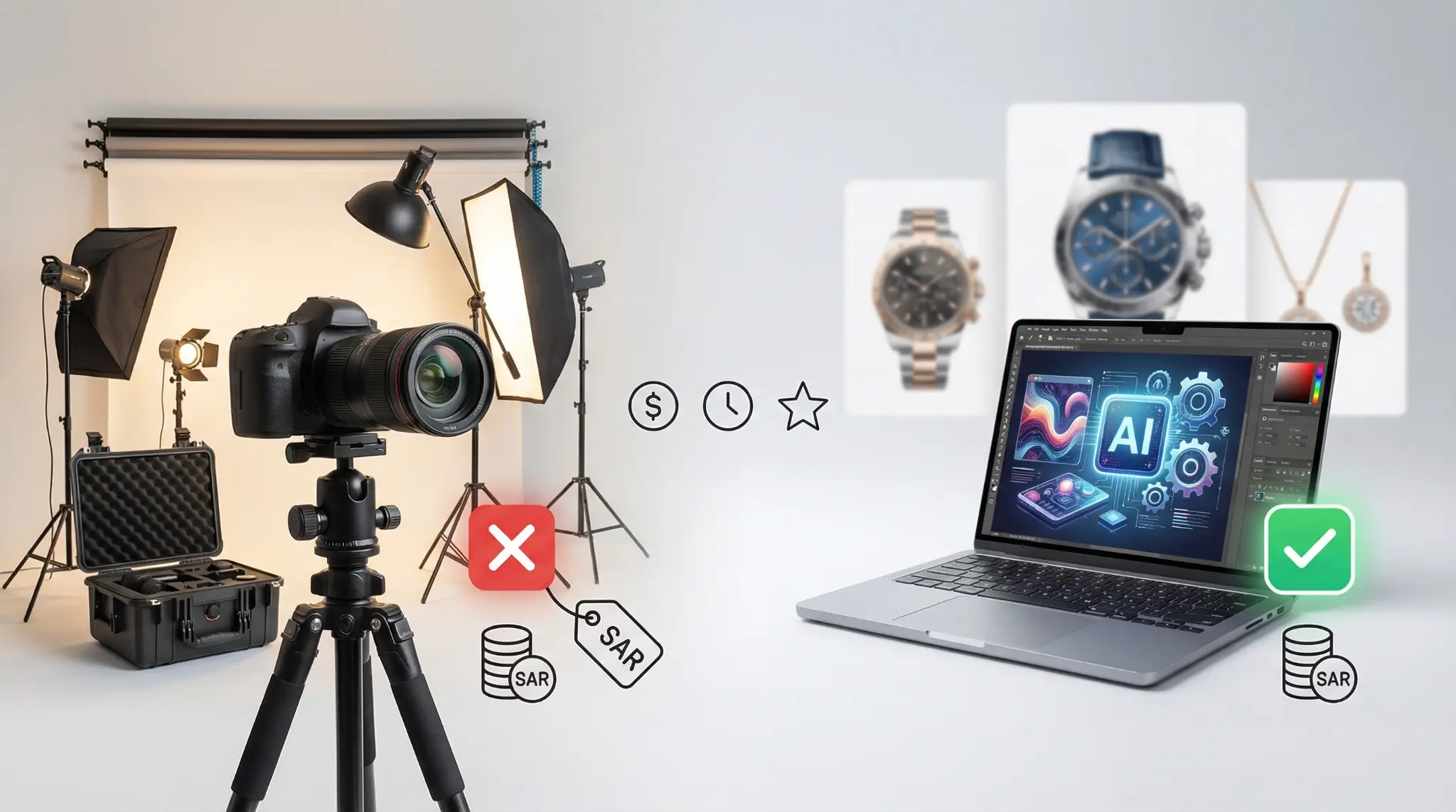 AI Product Photography vs. Traditional Photography: Cost Comparison for Saudi Businesses