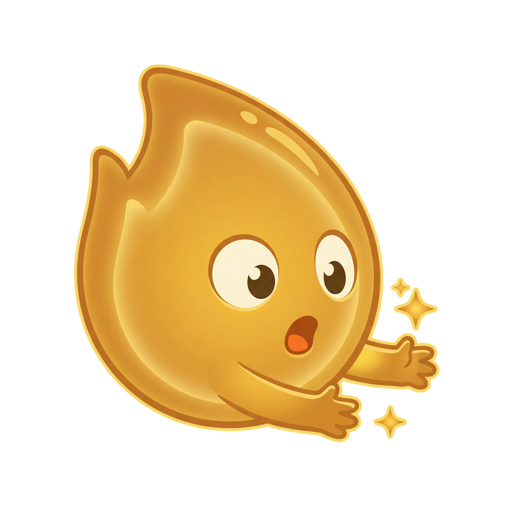 Chispa in curious state, ready to start a conversation