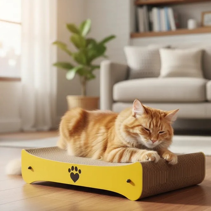 Arranhador Shelby Amarelo