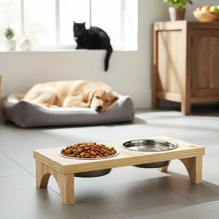 Comedouro Duplo Pinus