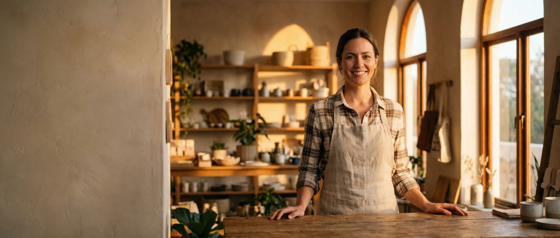 Small business owner in their shop