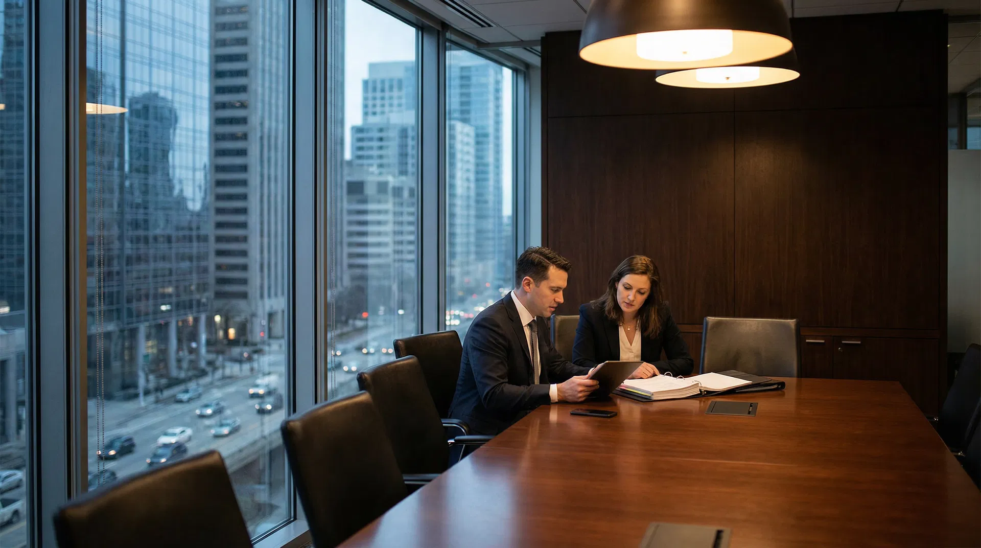 Law firm conference room