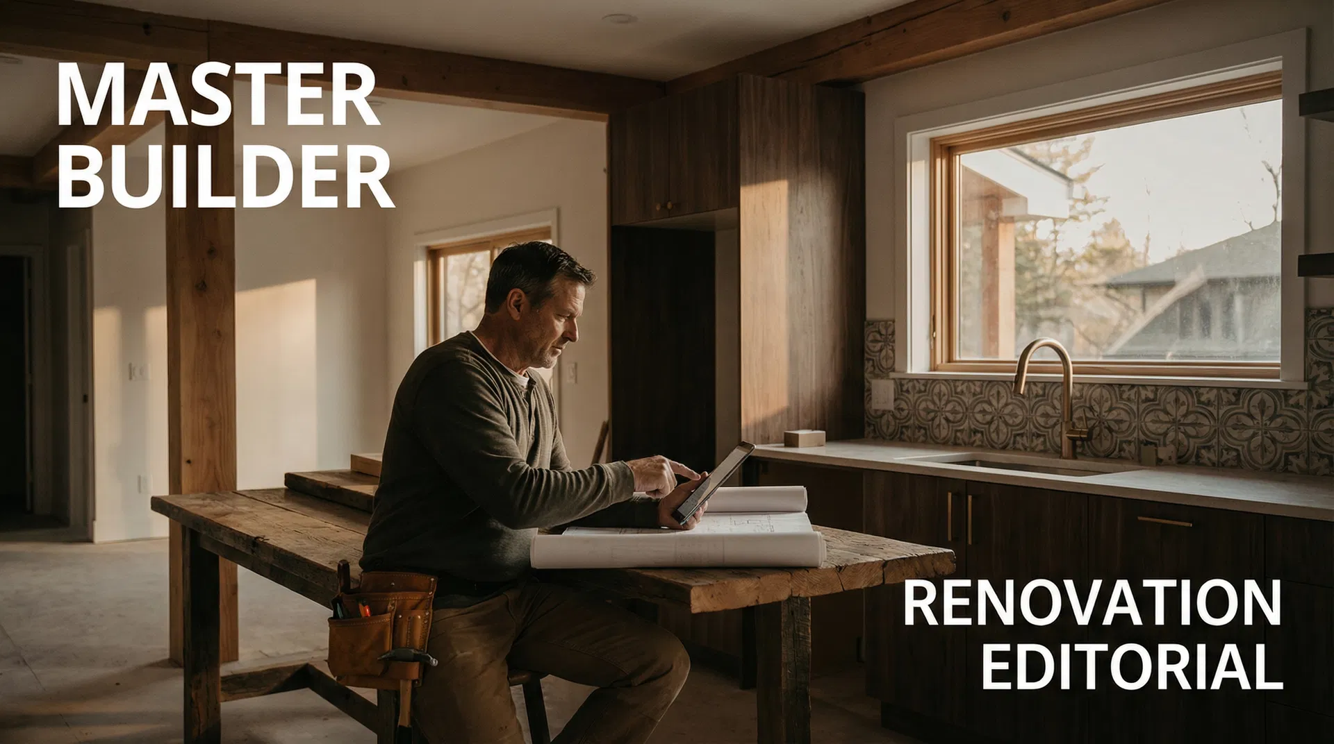 Tradesperson at work