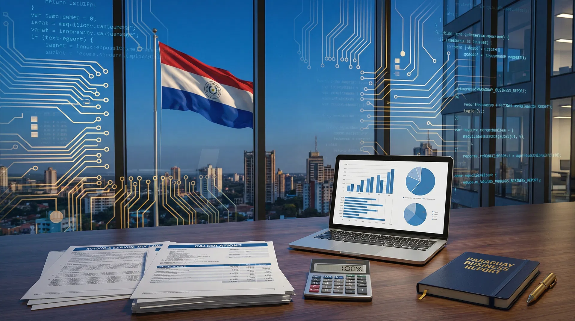 Lei 7.547/2025: O Guia Definitivo da Maquila de Serviços no Paraguai (Com Exemplos de Cálculo)