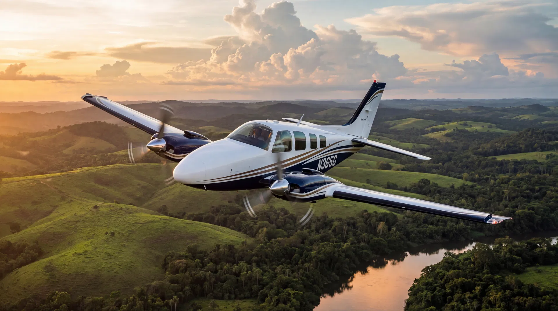 Beechcraft Baron: O Bimotor que Definiu a Aviação Executiva Leve