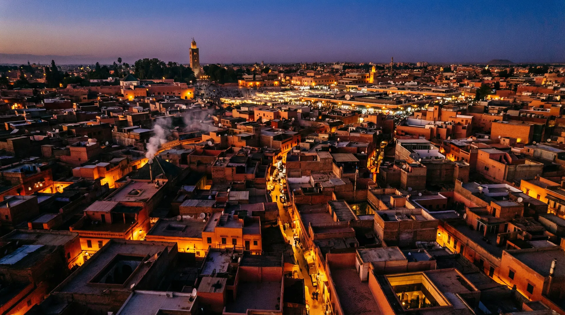 Marrakech aerial view