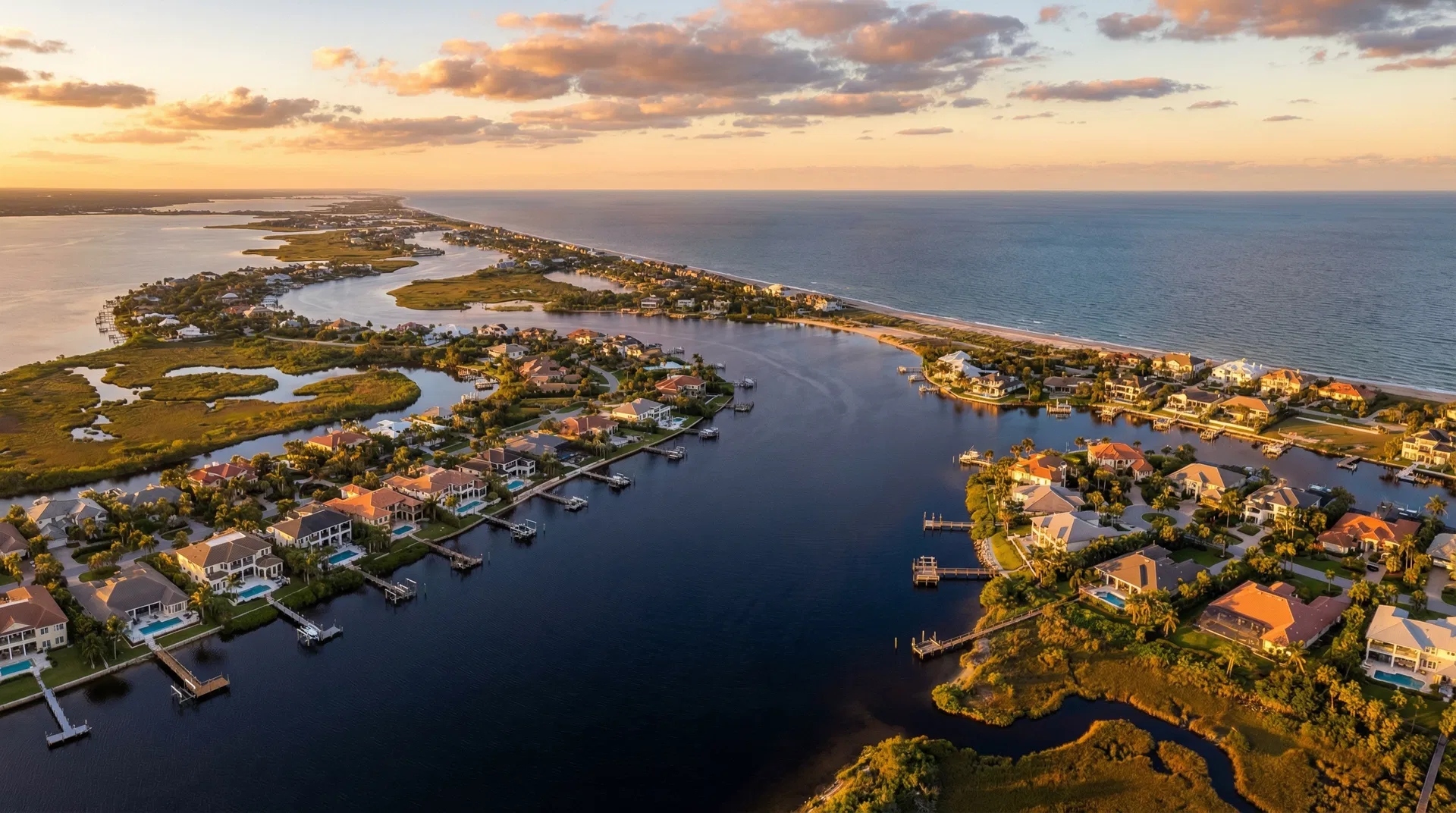 Treasure Coast Florida aerial