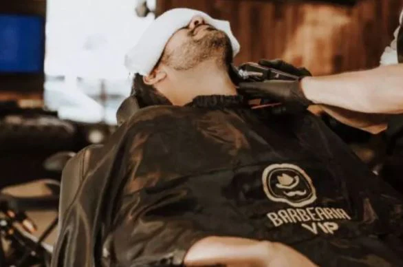Barbearia Com Tecnologia Cliente Ve Como Ficara Barba