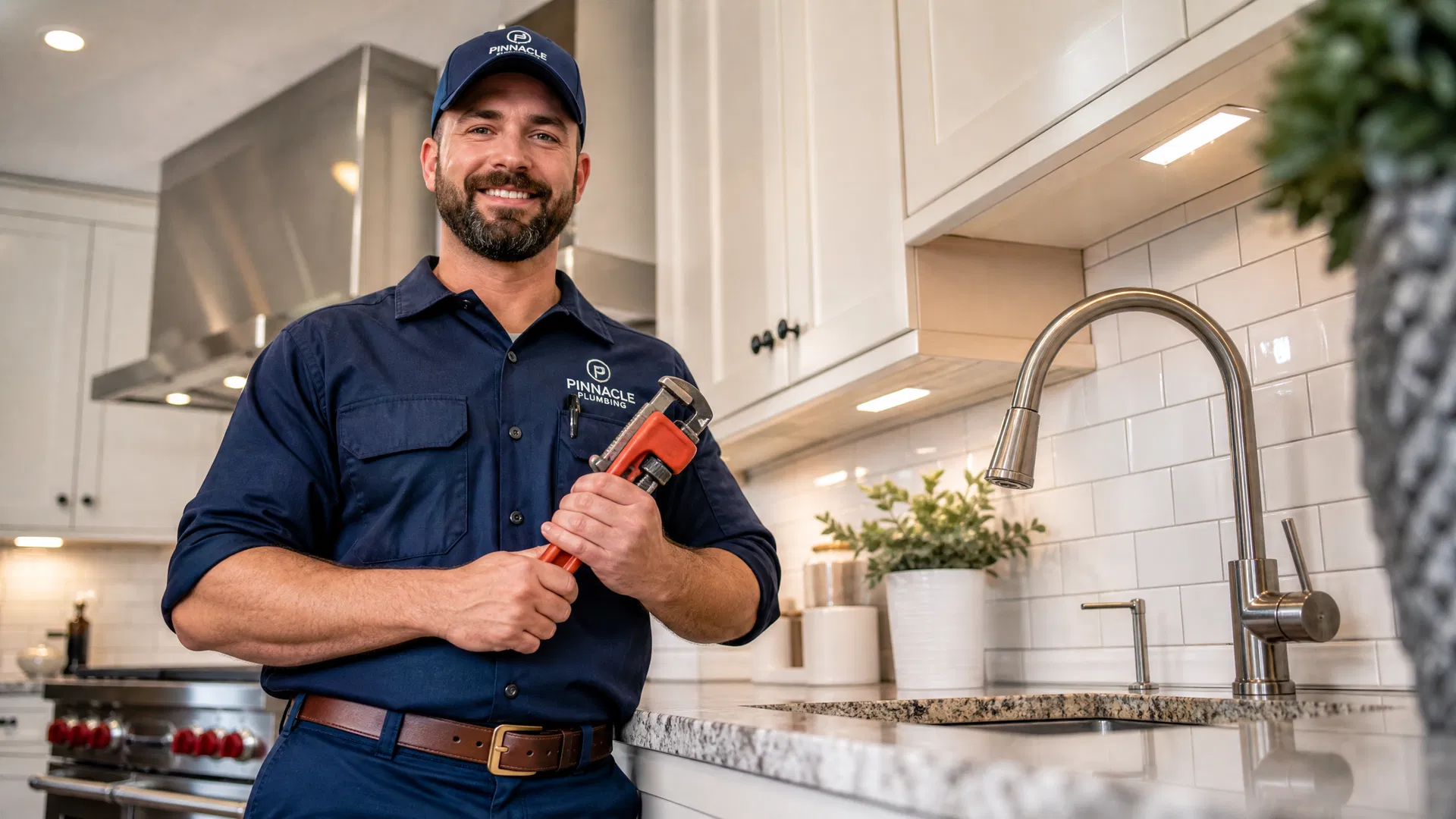 Professional plumber