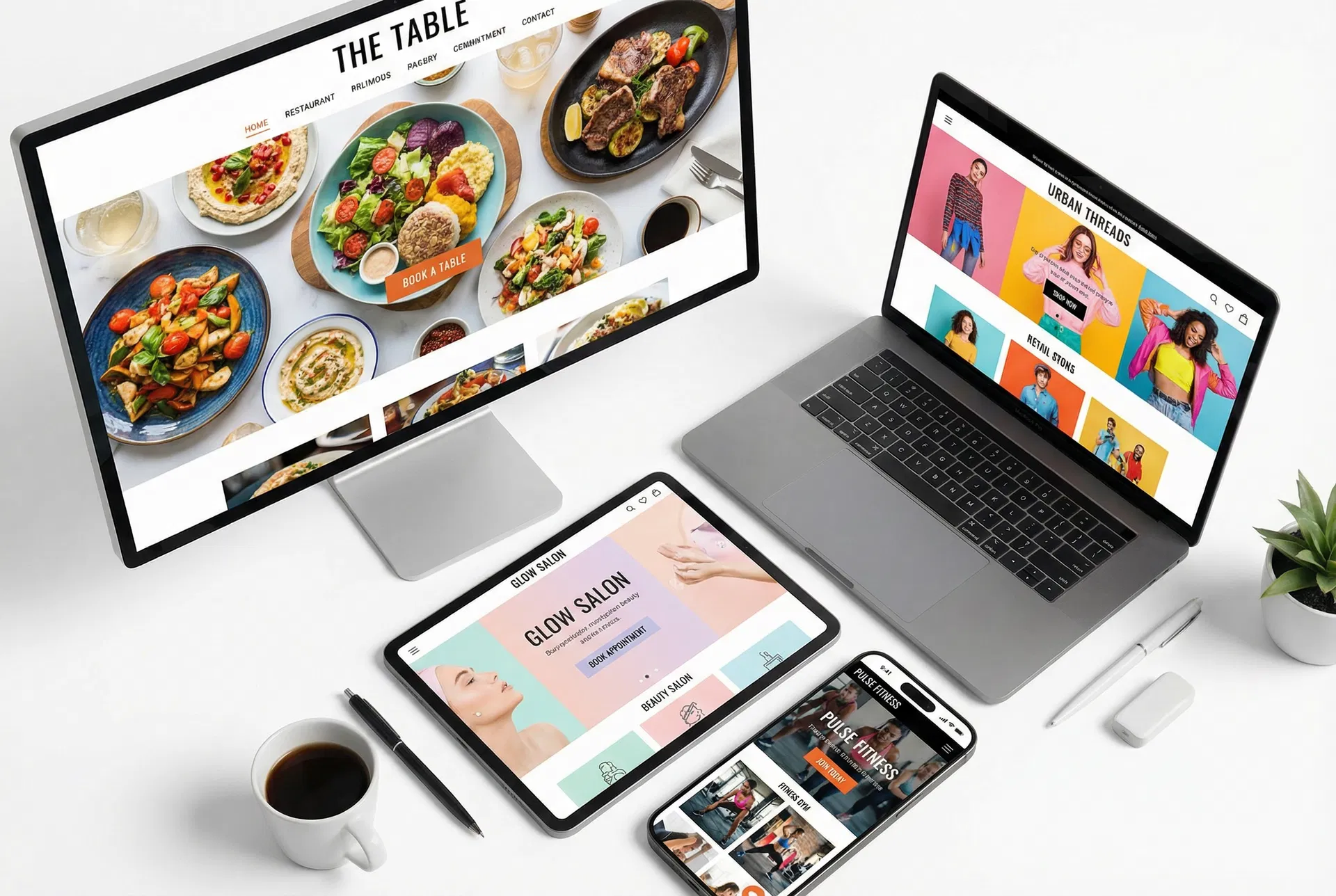 Portfólio de sites profissionais criados pela ASV Mídia Lagos