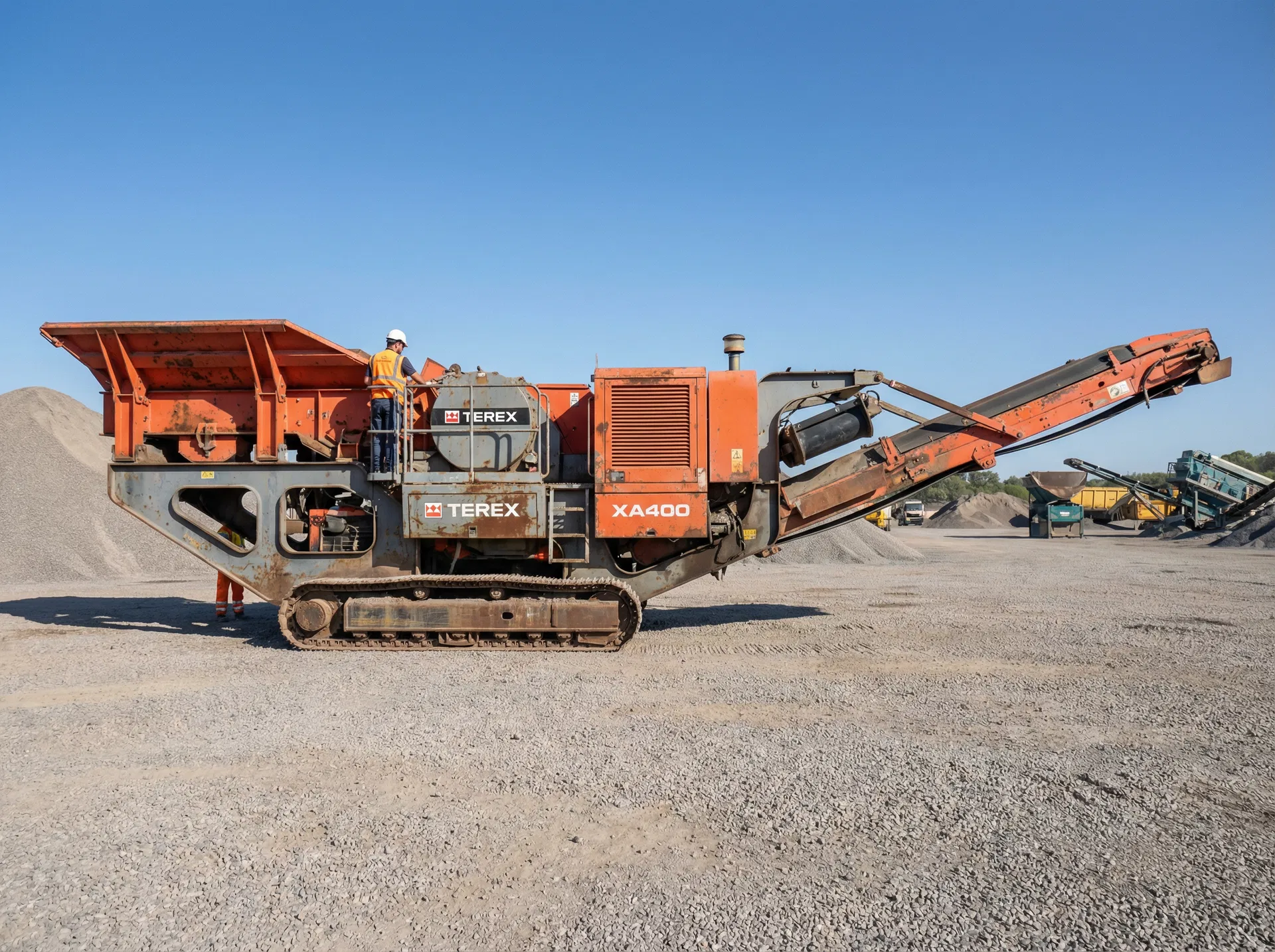 Terex Pegson XA400 Mobile Jaw Crusher