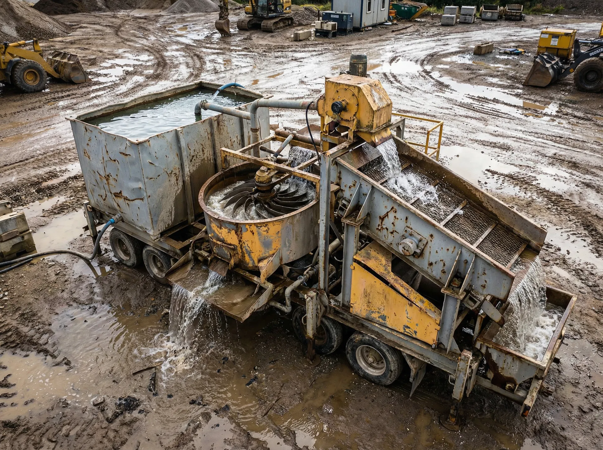Portable Aggregate Washing Plant