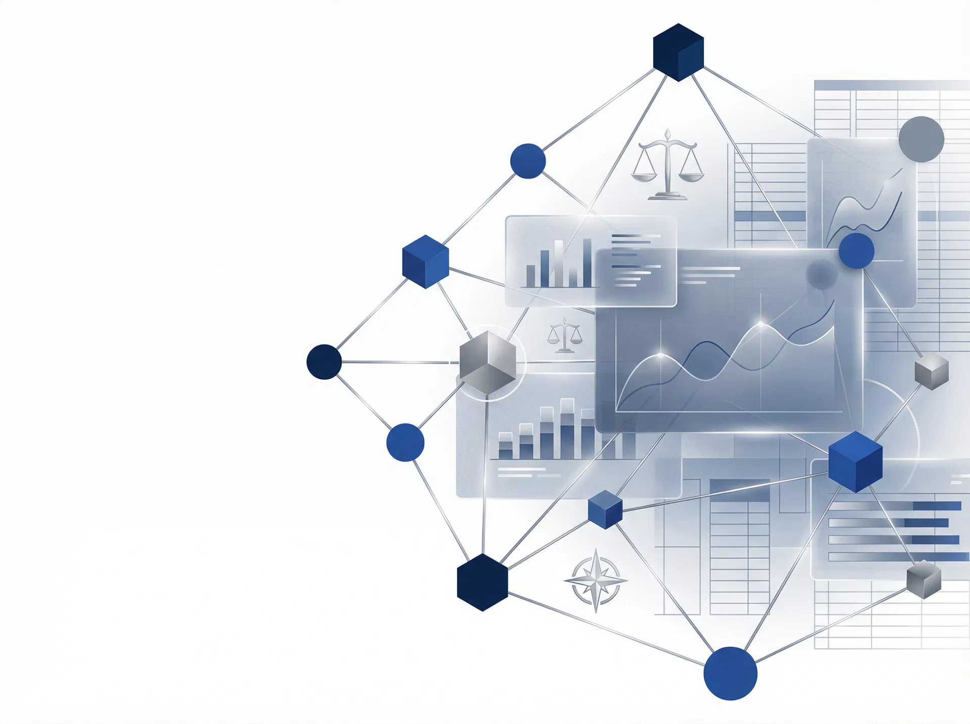 Rede visual representando integração dos serviços da MTJ