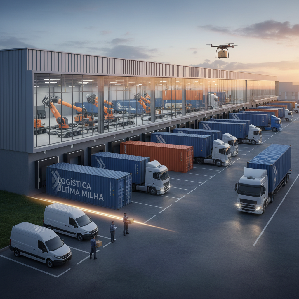 Logística de Última Milha no Brasil Adota Drones e Lockers Inteligentes em Massa
