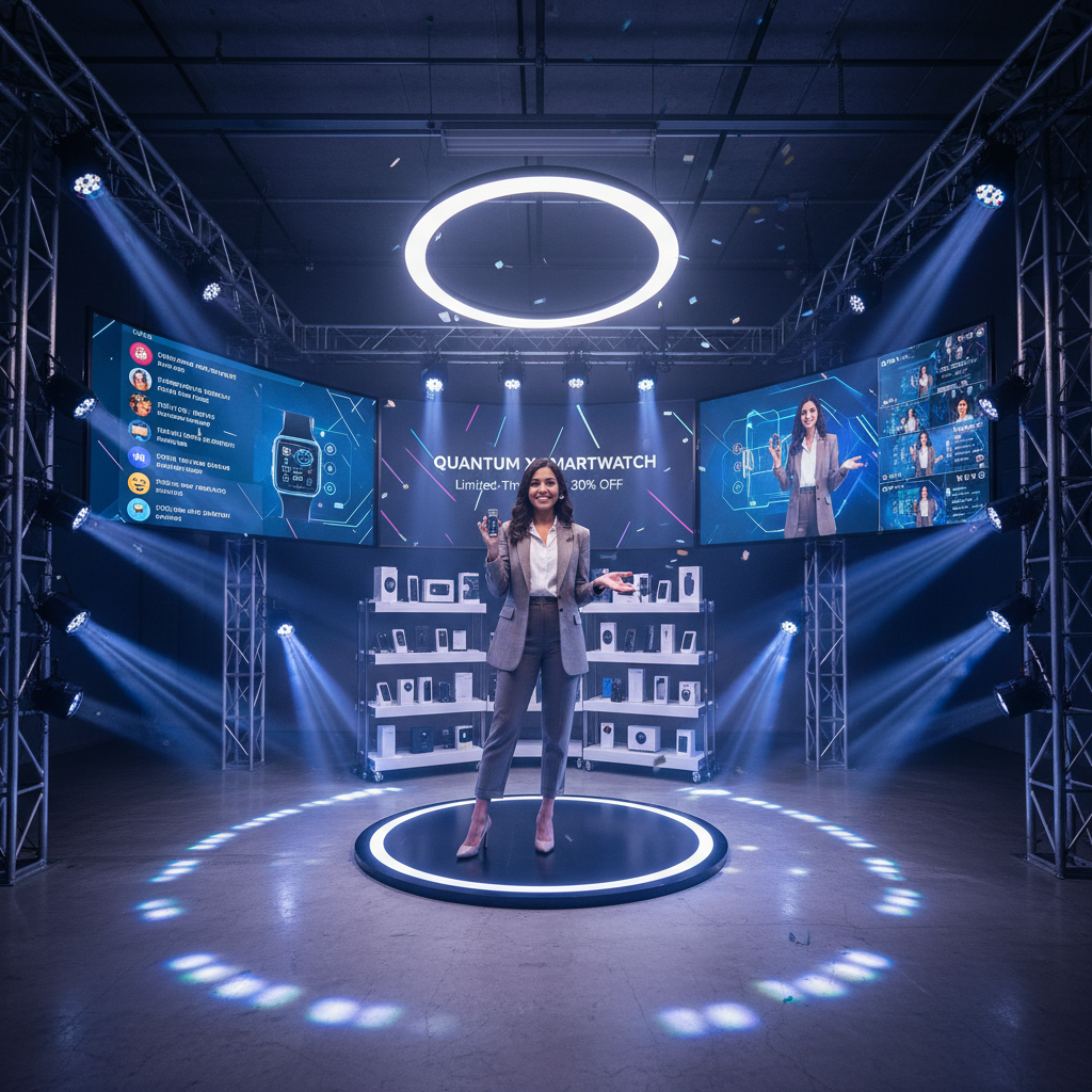 Consolidação do 'Live Commerce' no Brasil: Marketplaces investem em estúdios próprios para transmissões diárias