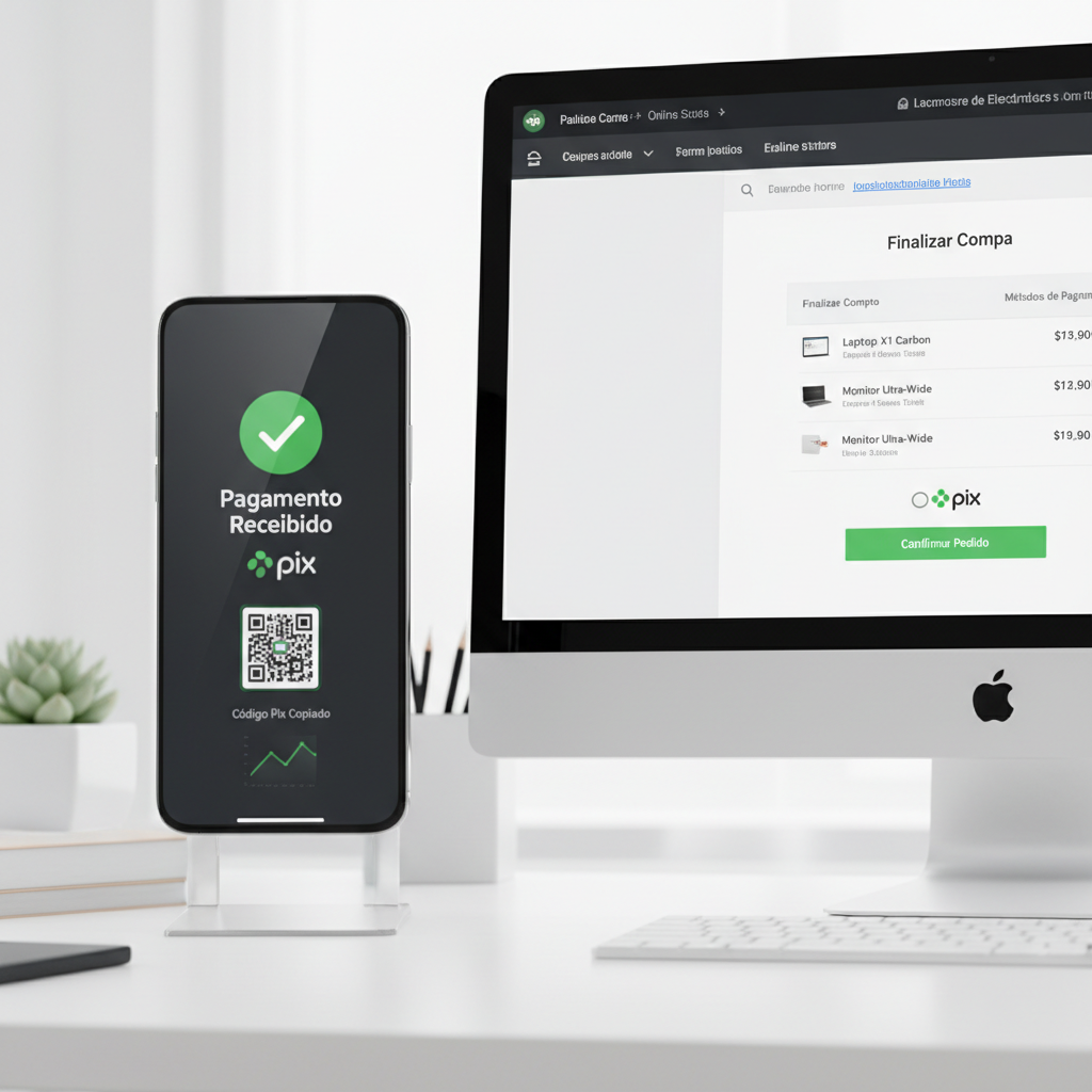 Crescimento do Pix no E-commerce Atinge Novo Patamar: 45% das Transações em Janeiro