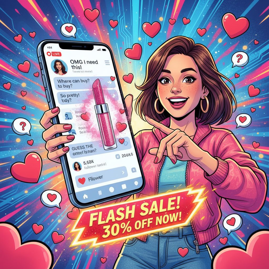 Live Commerce evolui para 'Shoptainment': Marketplaces investem em micro-influencers e gamificação