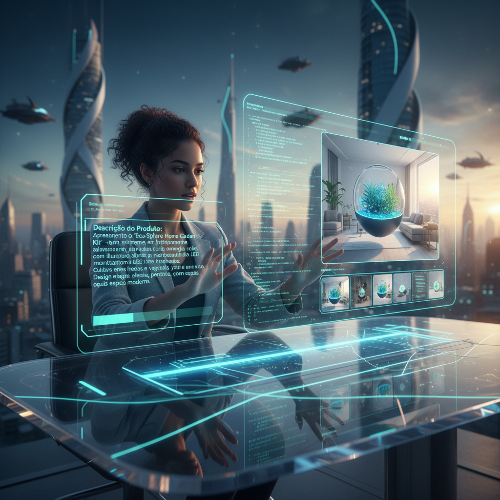 Inteligência Artificial Generativa Revoluciona a Criação de Conteúdo para E-commerce no Brasil