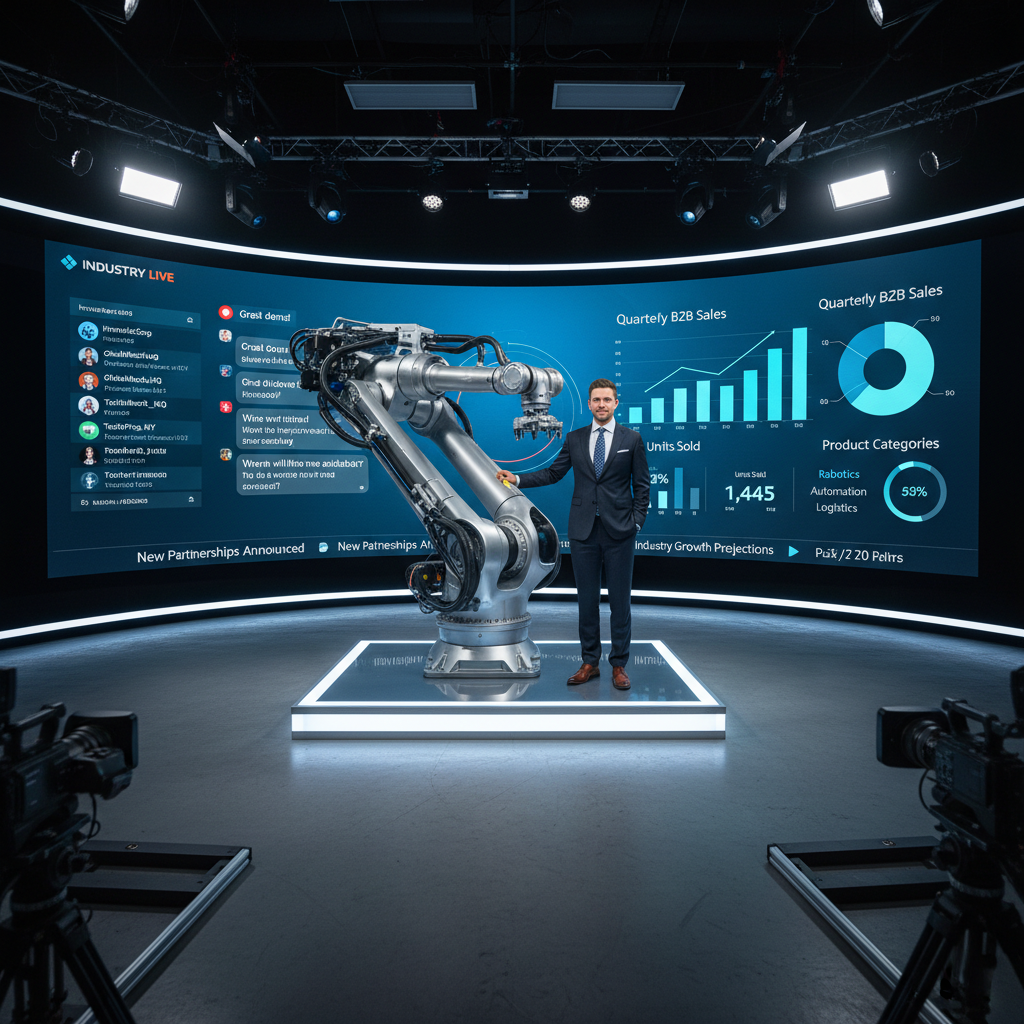 A Ascensão do 'Live Commerce' B2B: Empresas brasileiras adotam transmissões ao vivo para negociações de alto volume