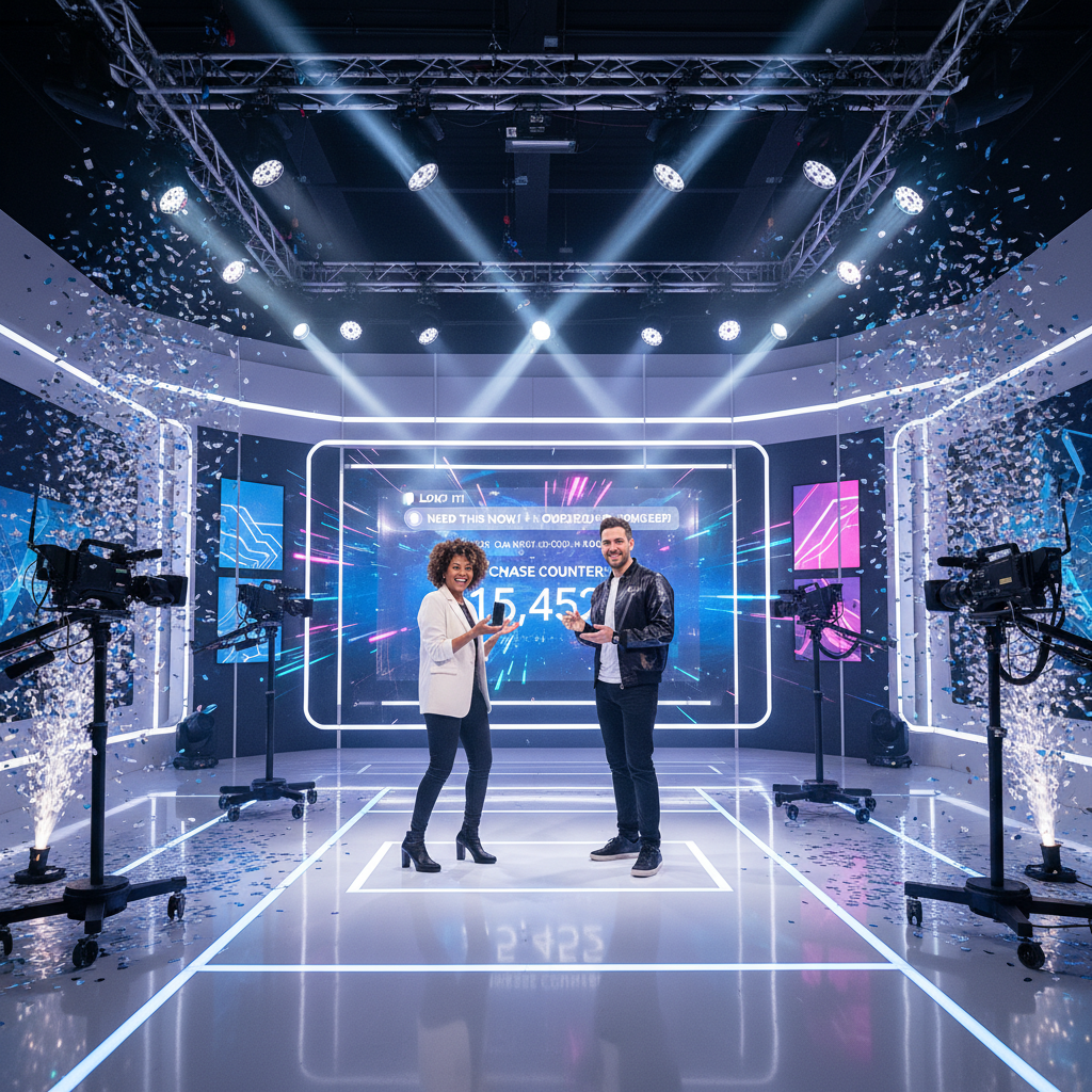 A Ascensão do 'Live Commerce' no Brasil: Marketplaces Investem em Estúdios Próprios e Influenciadores Exclusivos