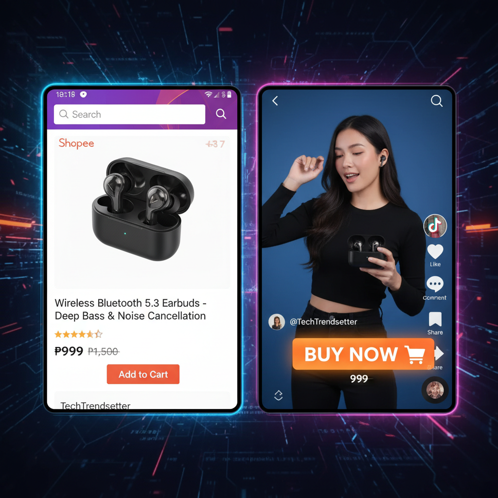 Shopee e TikTok Lançam Ferramentas de 'Social Commerce' Integrado: O Fim da Navegação Tradicional
