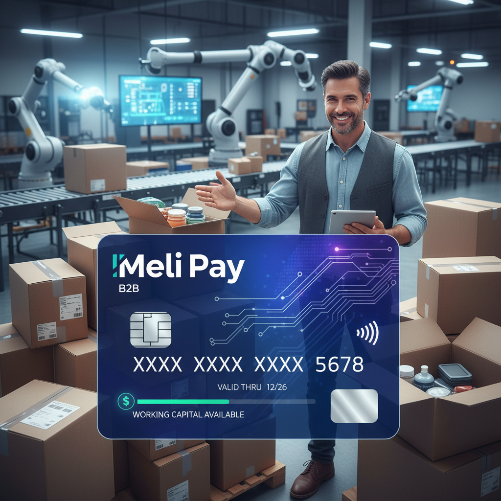 Mercado Livre Lança 'Meli Pay B2B': Crediário Digital para Compras de Estoque em Marketplaces