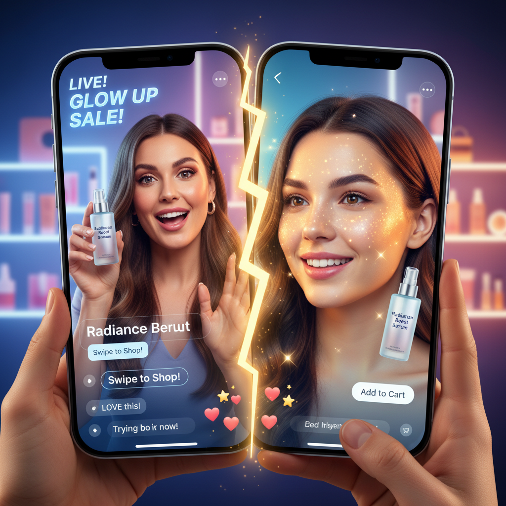 Social Commerce Bate Recorde: TikTok Shop e Instagram Shopping Impulsionam Vendas de Moda e Beleza com Novos Formatos Interativos