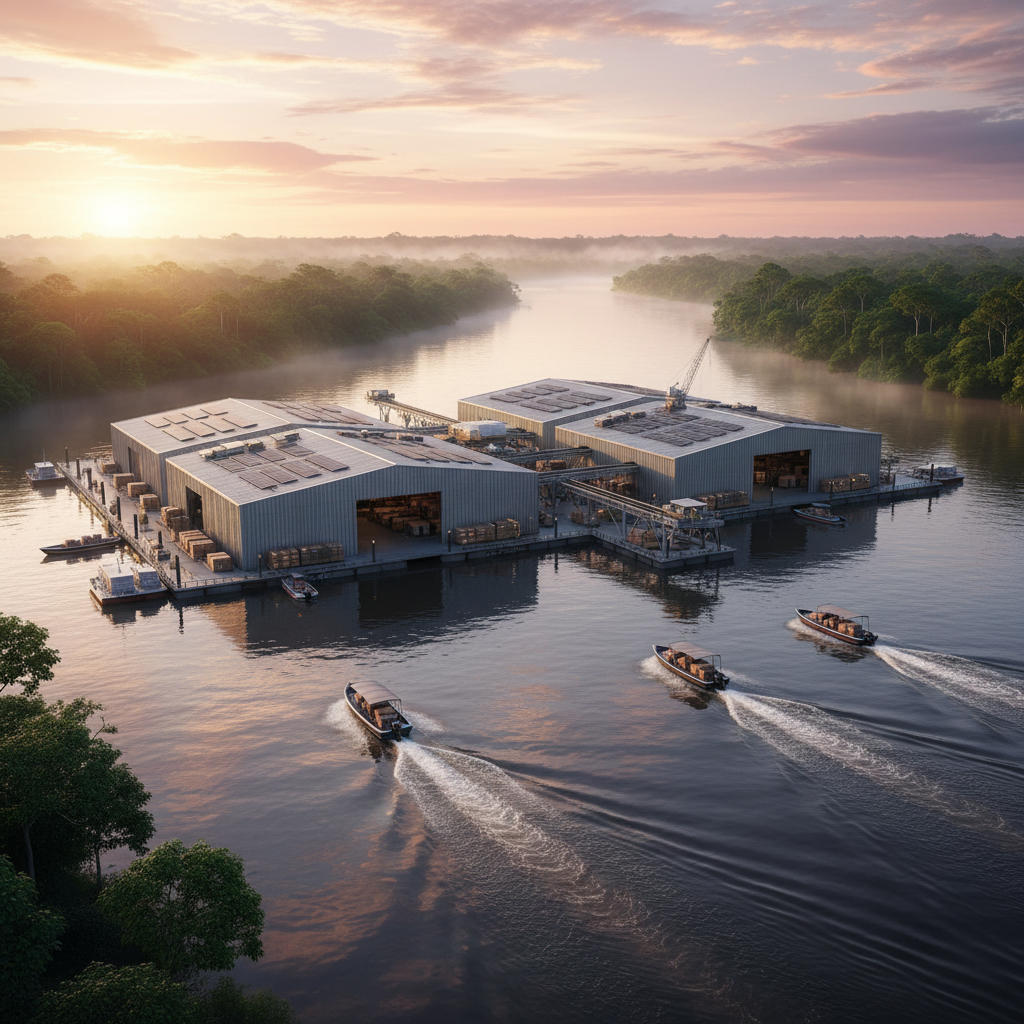 Amazon Brasil Anuncia Centro de Distribuição Flutuante na Amazônia para Reduzir Prazo de Entrega em 60%