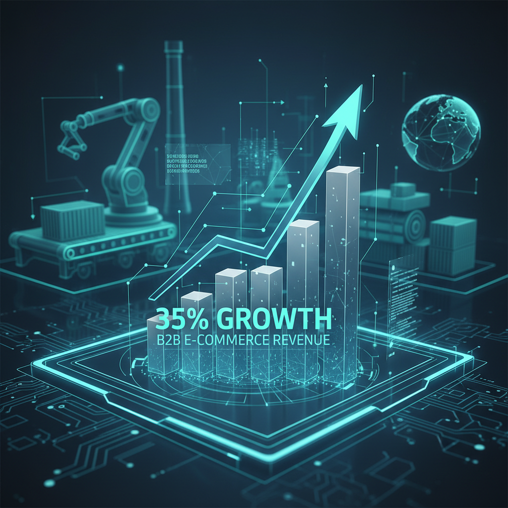 Crescimento do E-commerce B2B Atinge 35% no Primeiro Trimestre; Marketplaces de Nicho Industrial Disparam
