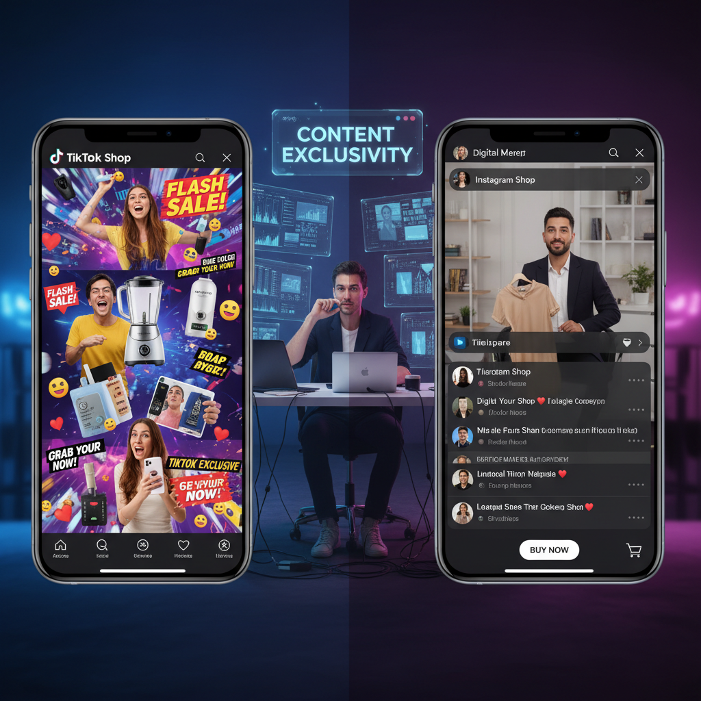 Crescimento do Social Commerce Atinge Ponto Crítico: TikTok Shop e Instagram Shop Exigem Exclusividade de Conteúdo