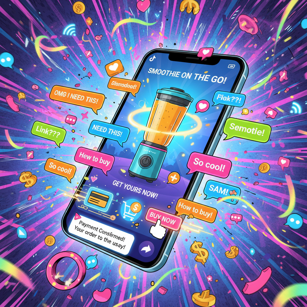 Explosão do 'Social Commerce' no TikTok e Instagram Força Marketplaces a Criarem Canais de Venda Direta por Mensagem