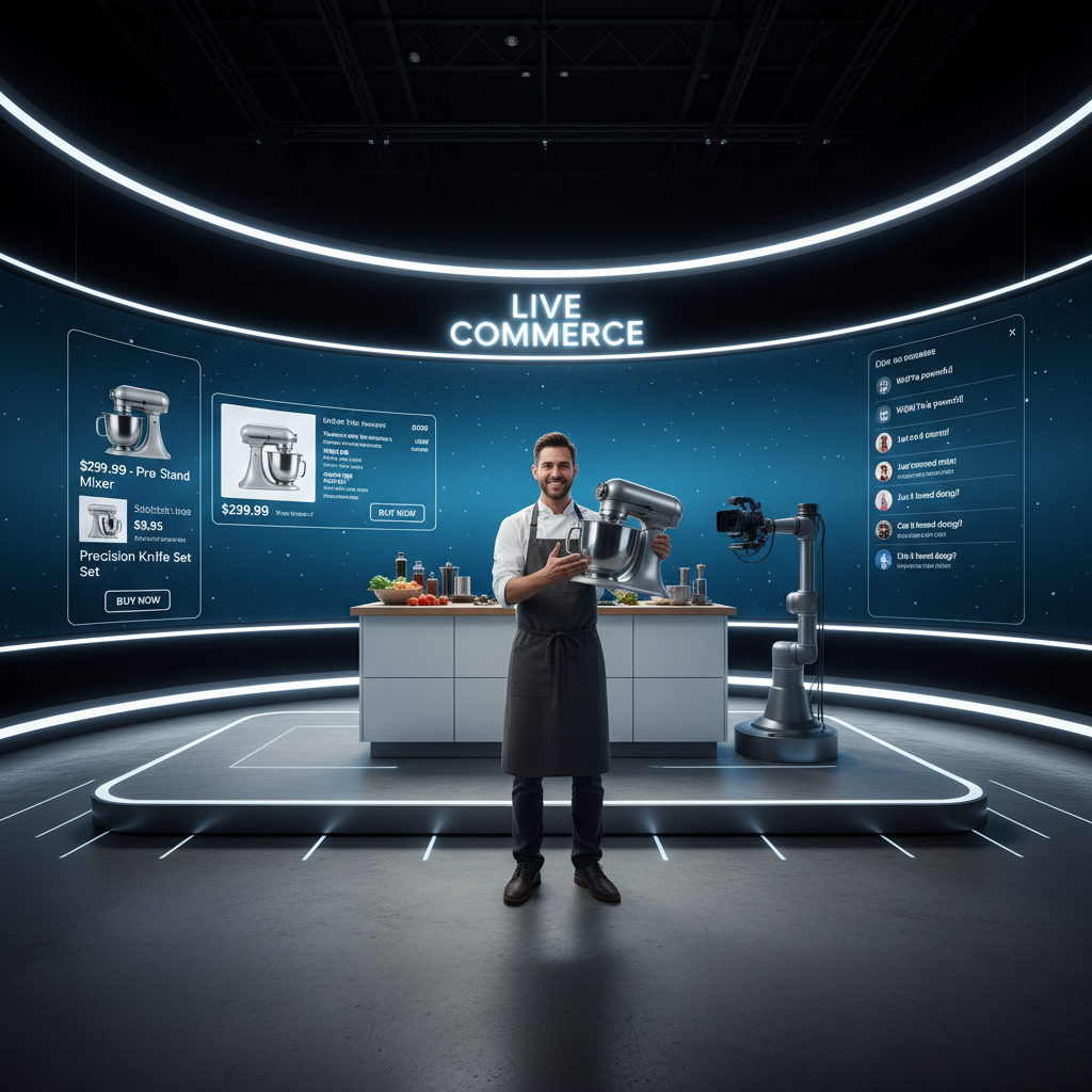 Crescimento do 'Live Commerce' Impulsiona Demanda por 'Influenciadores de Nicho' Específicos