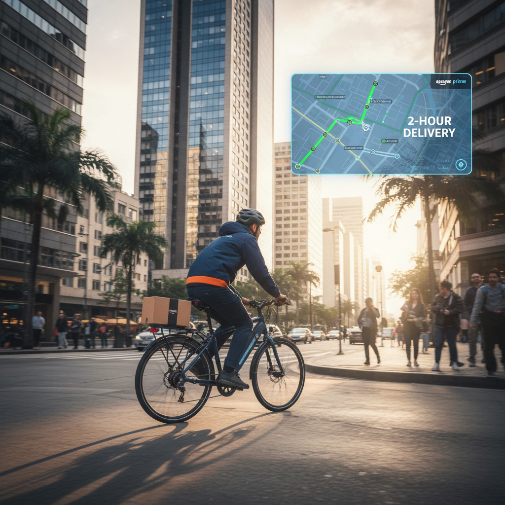 Amazon Lança 'Prime Local' no Brasil: Entrega Ultra-Rápida em 2 Horas para Produtos de Mercearia e Farmácia em Capitais