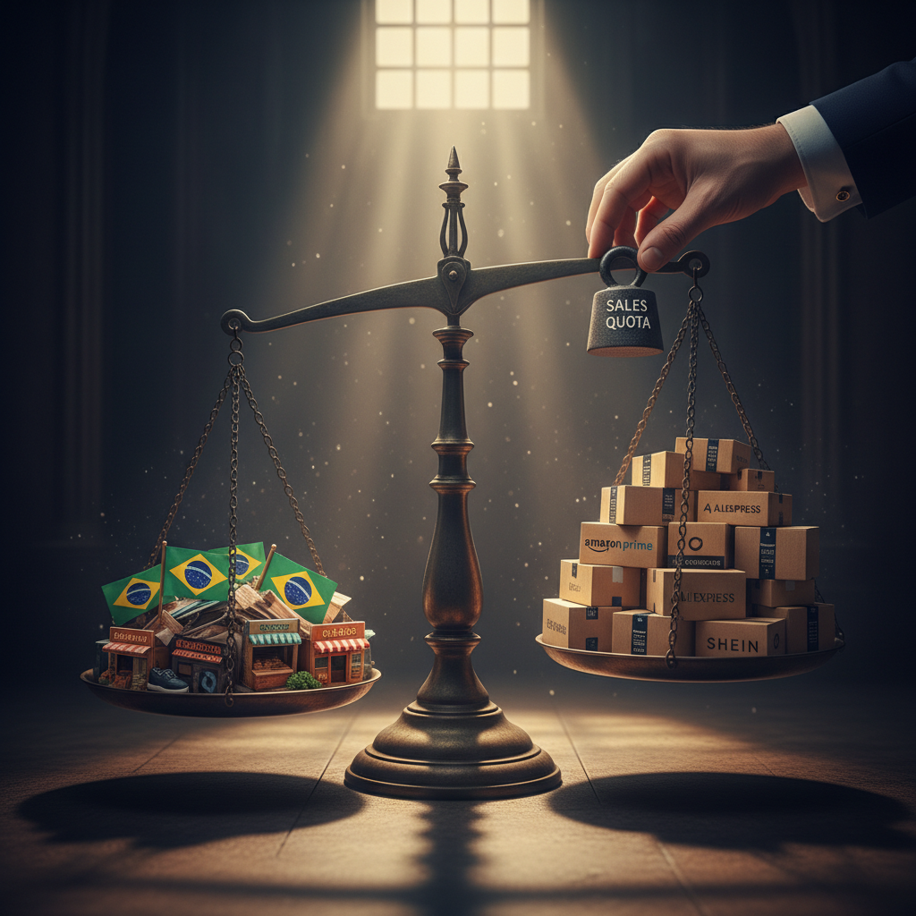 Regulamentação de Marketplaces Internacionais: Governo Propõe 'Cota de Vendas' para Evitar Monopólio Fiscal