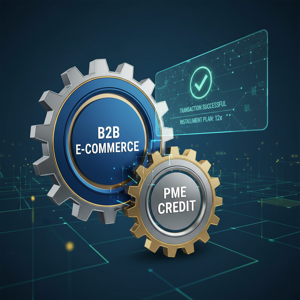 E-commerce B2B Atinge Ponto de Inflexão: Plataformas Lançam Ferramentas de Crédito e Parcelamento Exclusivas para PMEs