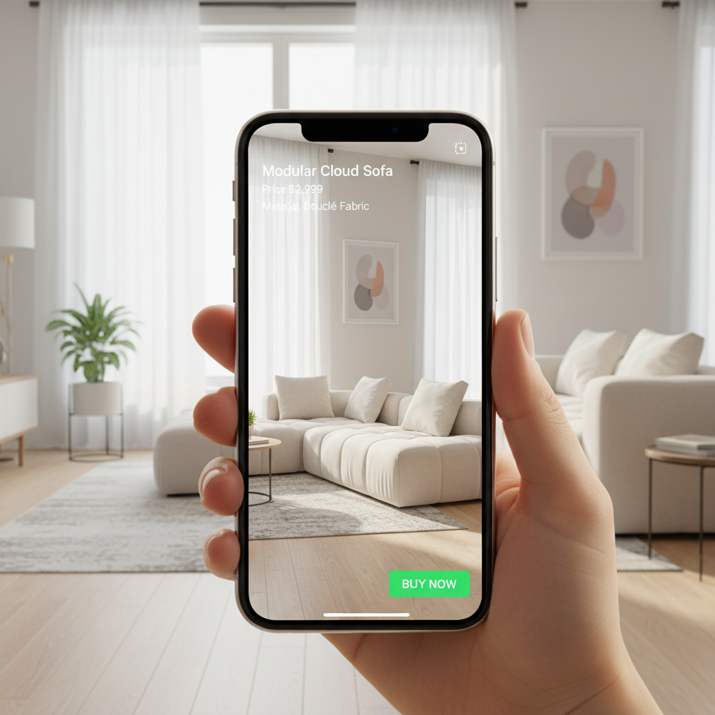 A Revolução do 'Try Before You Buy' Digital: Realidade Aumentada Reduz Devoluções em Moda e Decoração