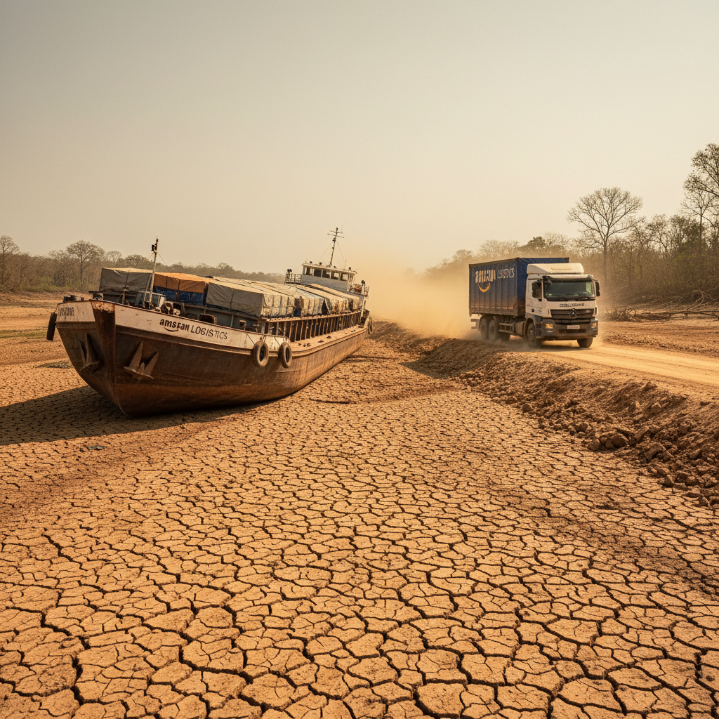 Crise Hídrica e Logística: Seca no Norte e Nordeste Ameaça Prazos de Entrega e Encarece Fretes Marítimos Internos