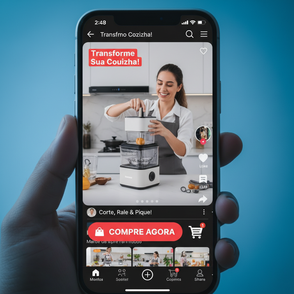 O Efeito 'TikTok Shop' no Brasil: Marketplaces Nacionais Correm para Integrar Vendas Nativas em Plataformas de Vídeo Curto