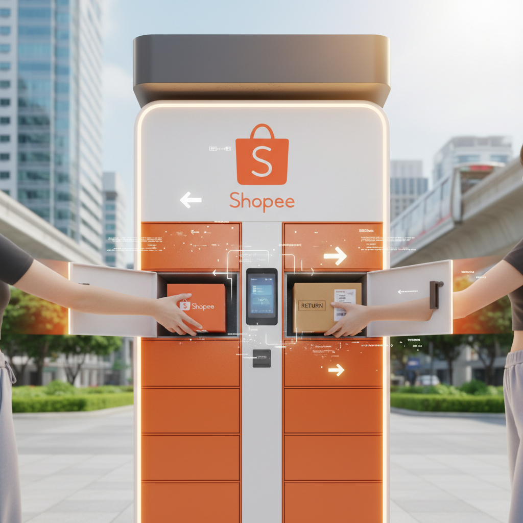 Shopee Revoluciona Logística com 'Ponto de Troca Express': Entrega e Devolução Simultâneas em 3 Horas