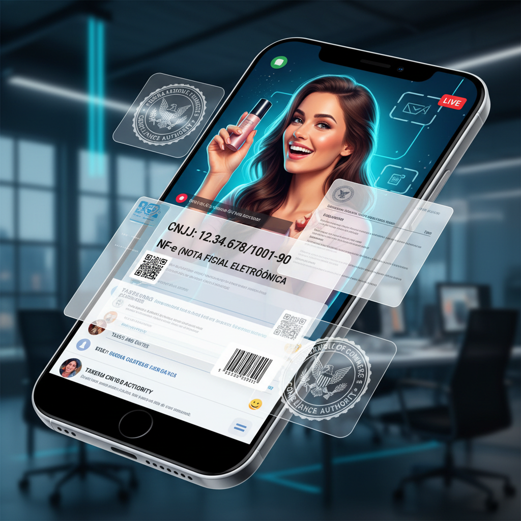 Regulamentação de 'Influencers-Sellers': Receita Federal Exige Nota Fiscal e CNPJ para Vendas Diretas em Redes Sociais